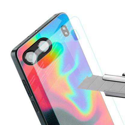 Whirlwind Aura stylish phone case for oneplus nord 4 | glossy glass and slim fit