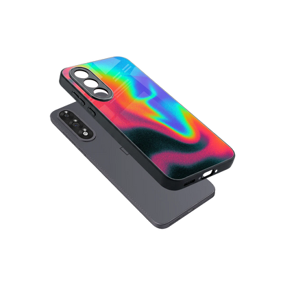 Whirlwind Aura sleek oneplus nord 5 cover with tempered glass back and TPU edges