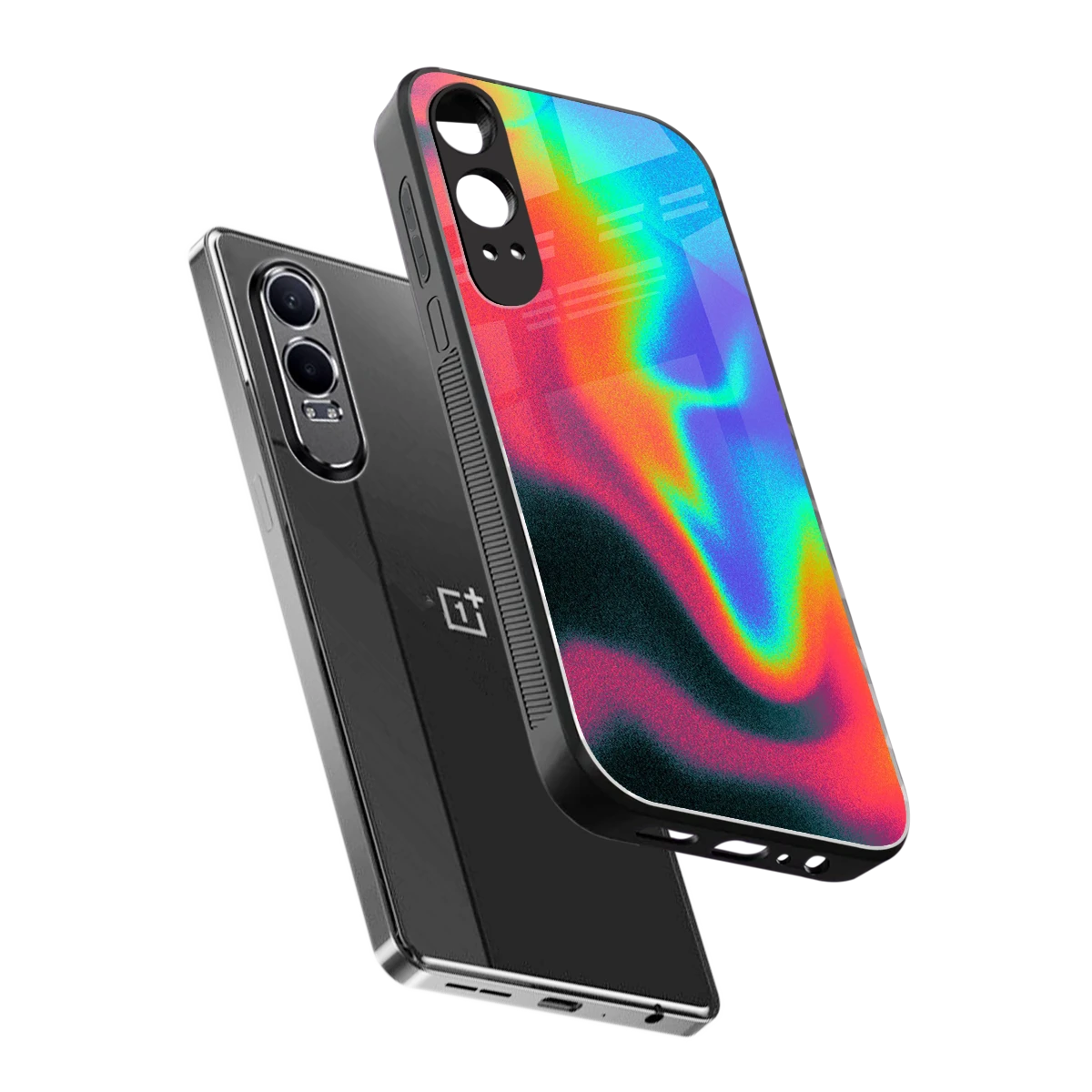 Whirlwind Aura sleek oneplus nord ce 4 lite cover with tempered glass back and TPU edges