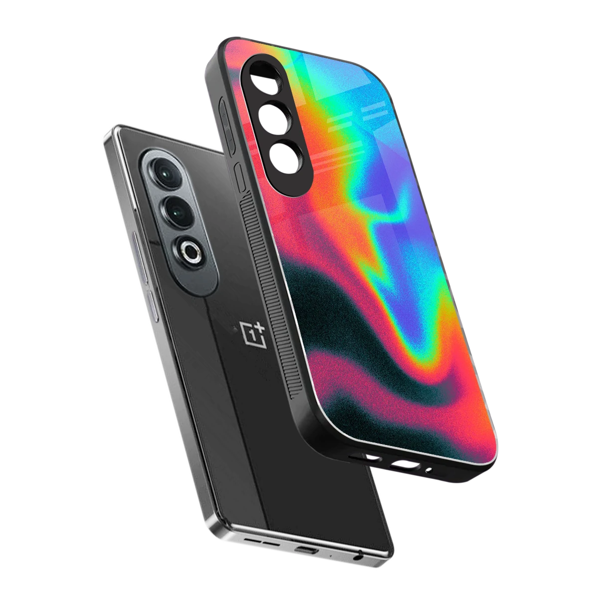 Whirlwind Aura sleek oneplus nord ce 4 cover with tempered glass back and TPU edges