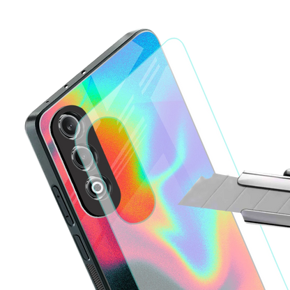 Whirlwind Aura stylish phone case for oneplus nord ce 4 | glossy glass and slim fit