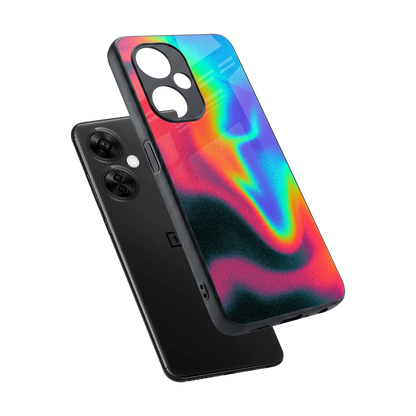 Whirlwind Aura sleek oneplus nord ce 3 lite cover with tempered glass back and TPU edges