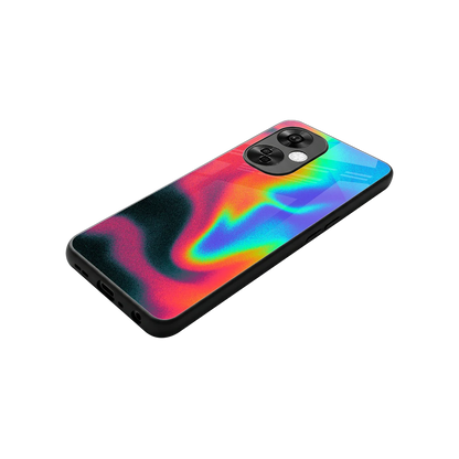Whirlwind Aura stylish phone case for oneplus nord ce 3 lite | glossy glass and slim fit