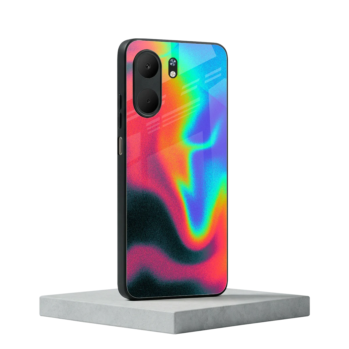 Whirlwind Aura oppo a5x 5g mobile cover | shockproof glass phone case