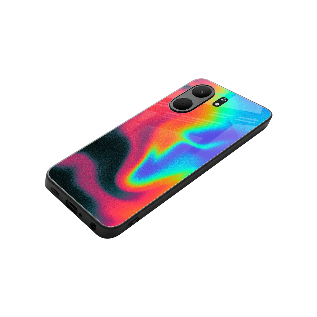 Whirlwind Aura stylish phone case for oppo a5x 5g | glossy glass and slim fit