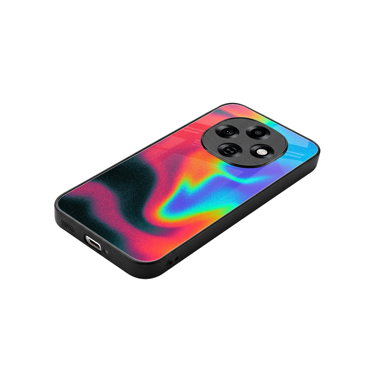 Whirlwind Aura stylish phone case for oppo f31 pro 5g | glossy glass and slim fit