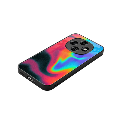 Whirlwind Aura stylish phone case for oppo f31 pro 5g | glossy glass and slim fit