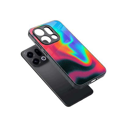 Whirlwind Aura sleek oppo find x9 cover with tempered glass back and TPU edges