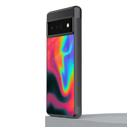 Whirlwind Aura stylish phone case for google pixel 6 pro | glossy glass and slim fit