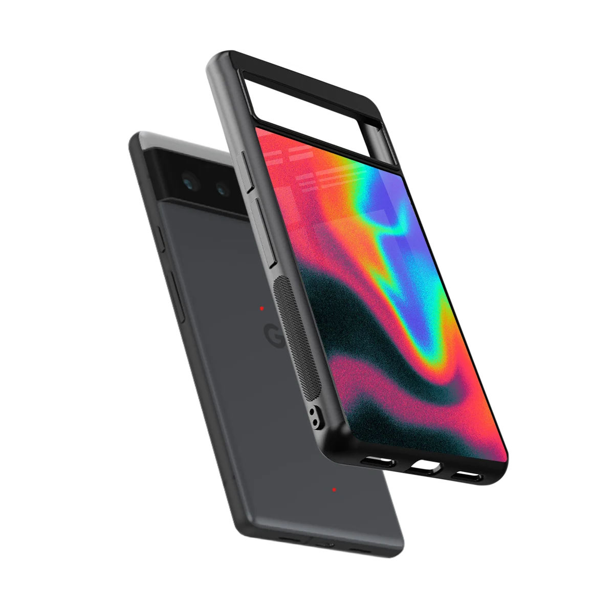 Whirlwind Aura sleek google pixel 6 cover with tempered glass back and TPU edges