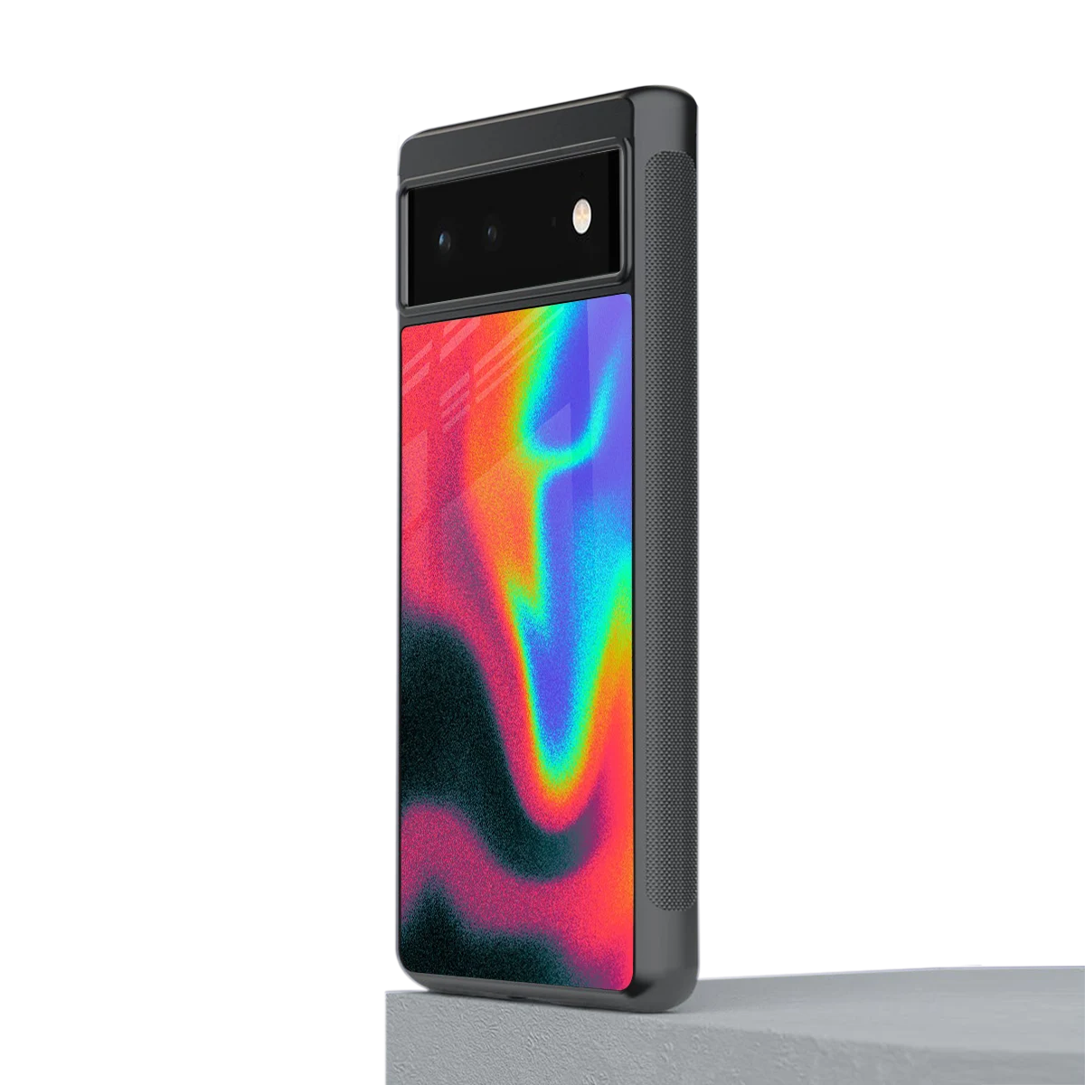 Whirlwind Aura stylish phone case for google pixel 6a | glossy glass and slim fit