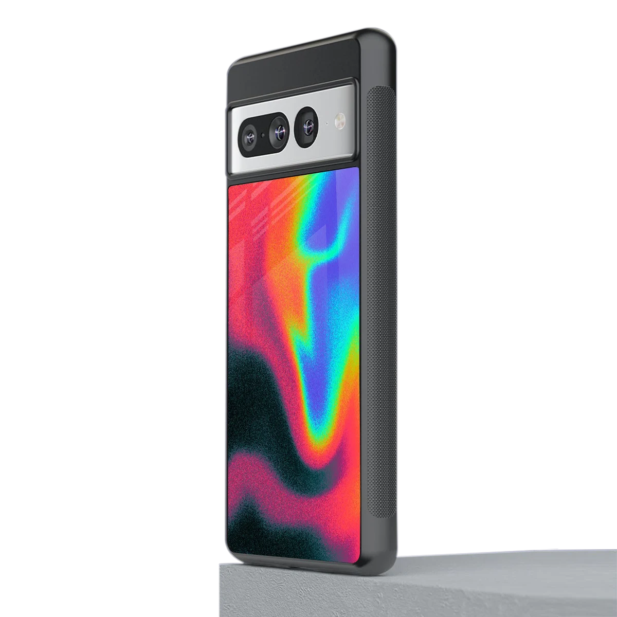 Whirlwind Aura stylish phone case for google pixel 7 pro | glossy glass and slim fit