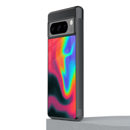 Whirlwind Aura stylish phone case for google pixel 8 pro | glossy glass and slim fit