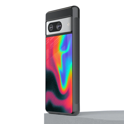 Whirlwind Aura stylish phone case for google pixel 8 | glossy glass and slim fit