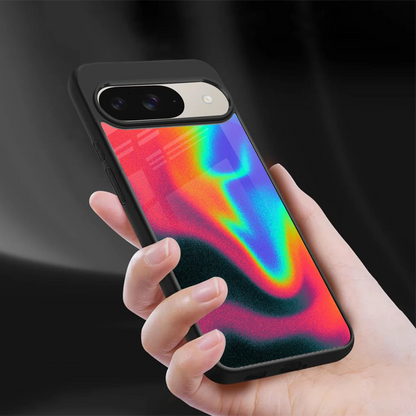 Whirlwind Aura sleek google pixel 9 cover with tempered glass back and TPU edges