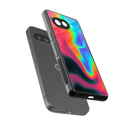 Whirlwind Aura sleek google pixel 9a cover with tempered glass back and TPU edges