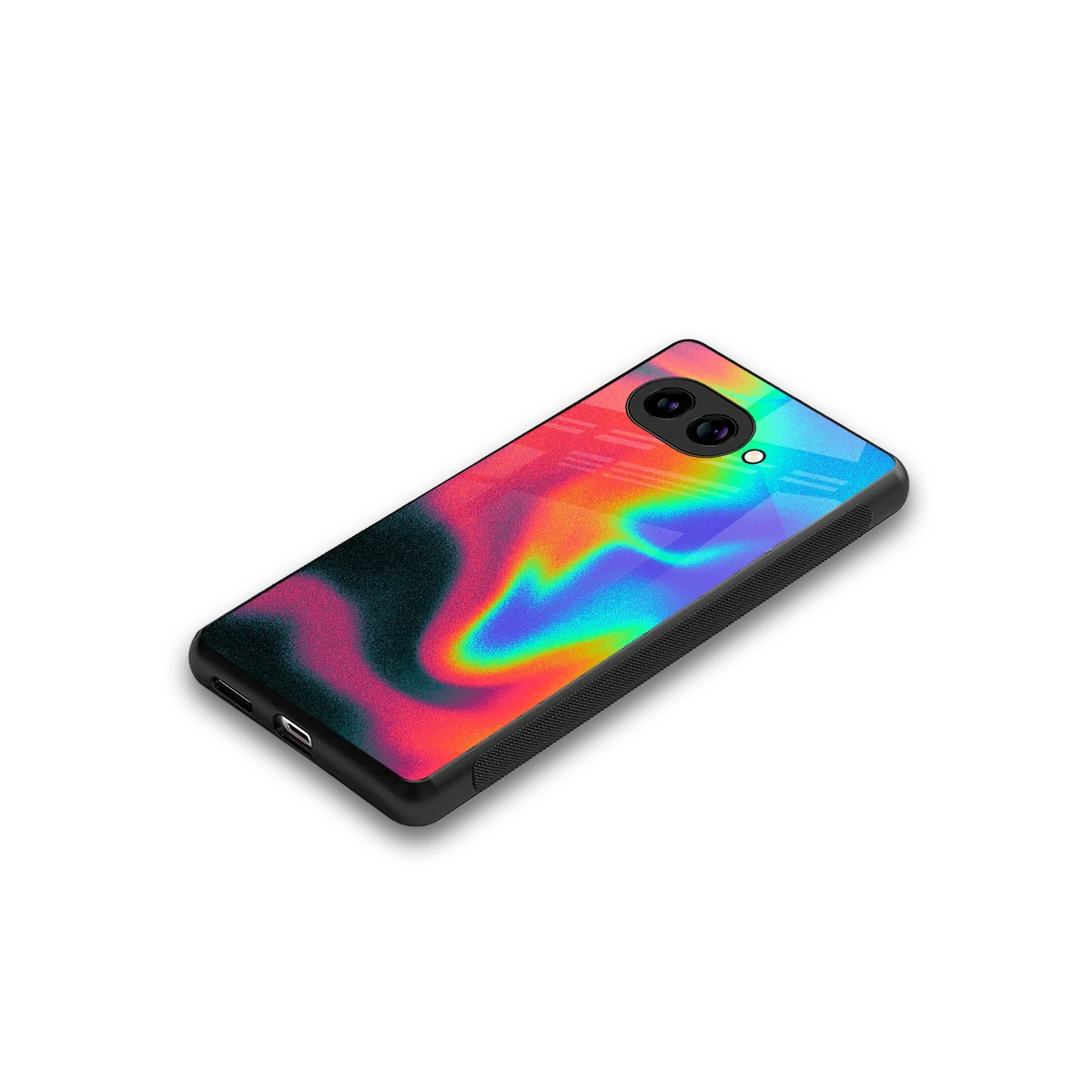 Whirlwind Aura stylish phone case for google pixel 9a | glossy glass and slim fit