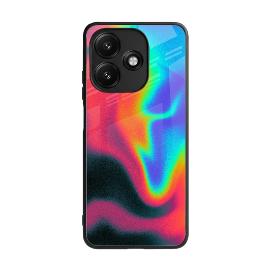 Whirlwind Aura back phone cover | glass case for redmi 12 5g