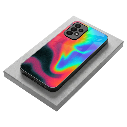 Whirlwind Aura stylish phone case for samsung galaxy a23 | glossy glass and slim fit