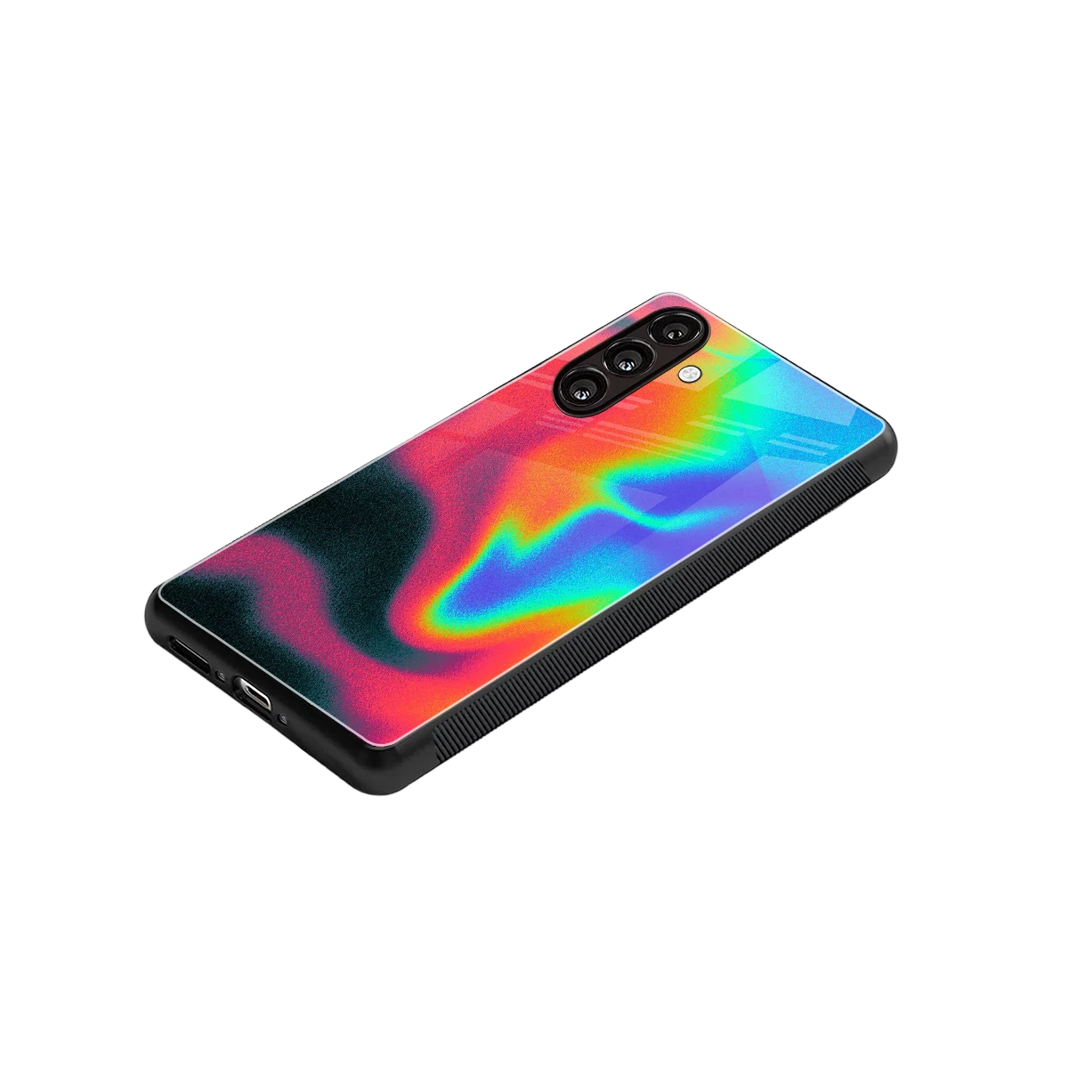 Whirlwind Aura stylish phone case for samsung galaxy m36 5g | glossy glass and slim fit