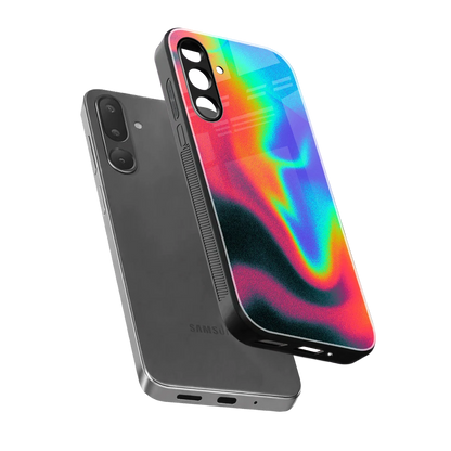 Whirlwind Aura sleek samsung galaxy m36 5g cover with tempered glass back and TPU edges
