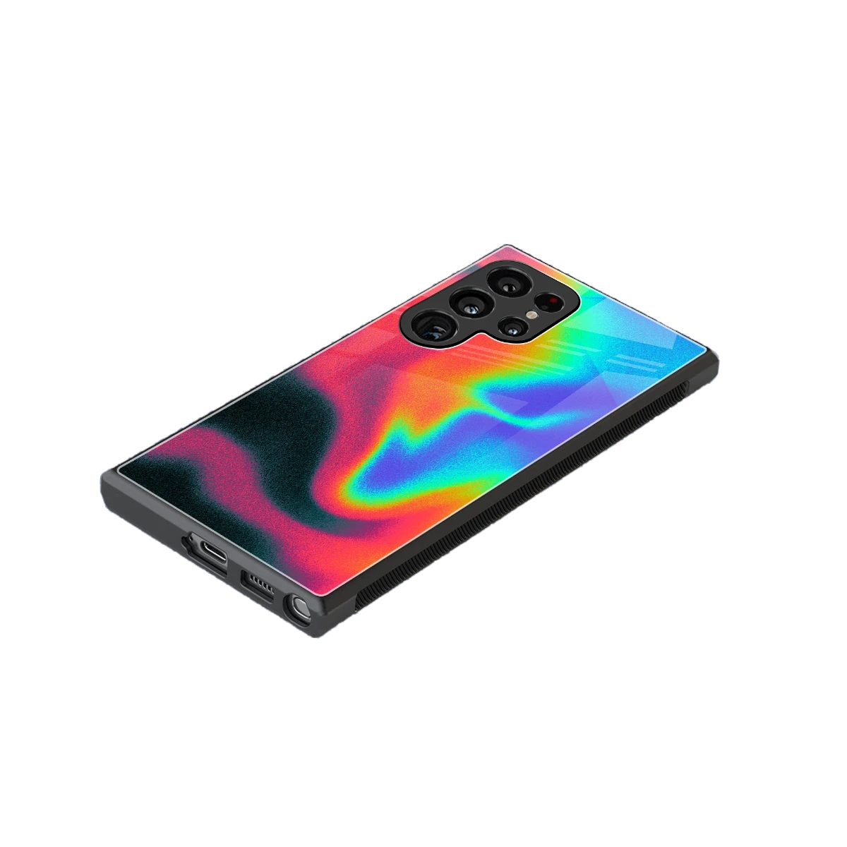 Whirlwind Aura stylish phone case for samsung galaxy s24 ultra | glossy glass and slim fit