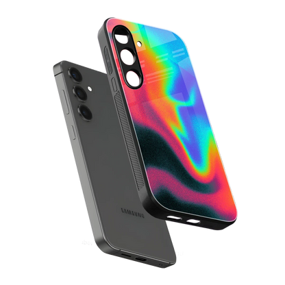 Whirlwind Aura sleek samsung galaxy s25 fe cover with tempered glass back and TPU edges