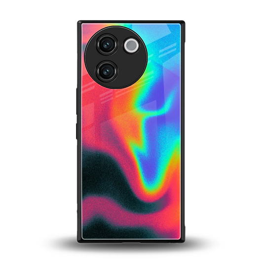 Whirlwind Aura back phone cover | glass case for vivo v30e