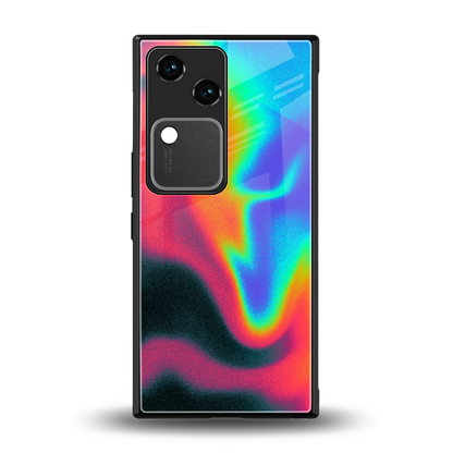 Whirlwind Aura back phone cover | glass case for vivo v30