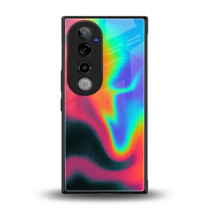 Whirlwind Aura back phone cover | glass case for vivo v40 pro