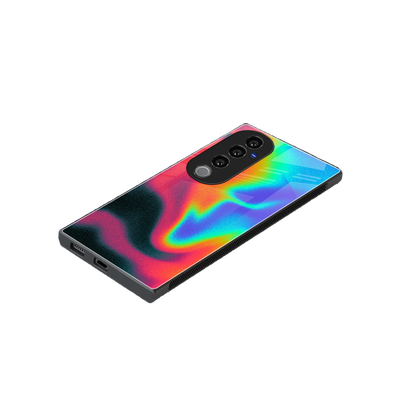Whirlwind Aura stylish phone case for vivo v40 pro | glossy glass and slim fit