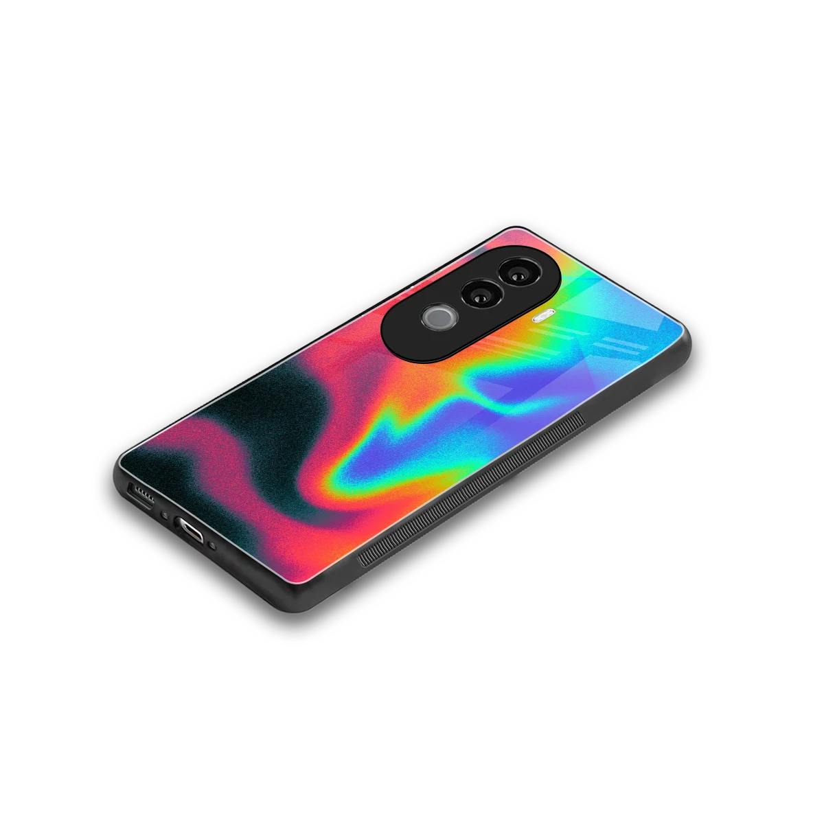 Whirlwind Aura stylish phone case for vivo v40e | glossy glass and slim fit