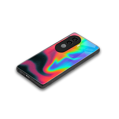 Whirlwind Aura stylish phone case for vivo v40e | glossy glass and slim fit