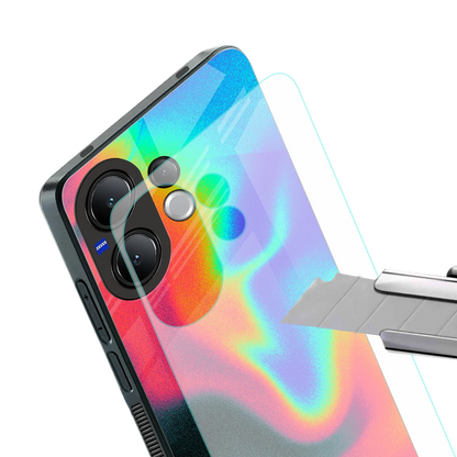 Whirlwind Aura stylish phone case for vivo v60 | glossy glass and slim fit