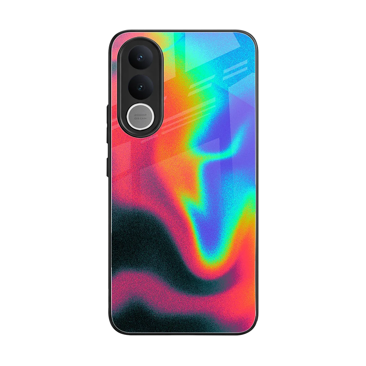 Whirlwind Aura back phone cover | glass case for vivo v70 fe