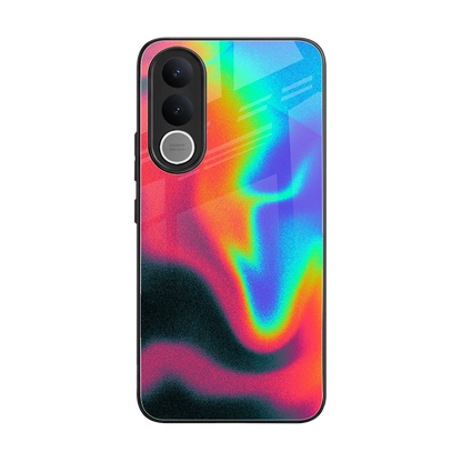 Whirlwind Aura back phone cover | glass case for vivo v70 fe