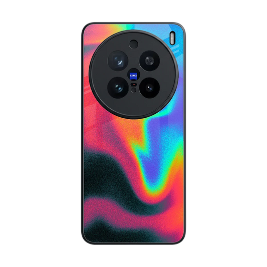 Whirlwind Aura back phone cover | glass case for vivo x200 pro
