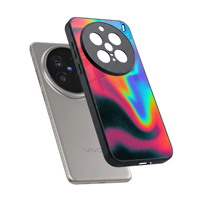 Whirlwind Aura sleek vivo x200 pro cover with tempered glass back and TPU edges