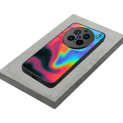 Whirlwind Aura stylish phone case for vivo x200 pro | glossy glass and slim fit
