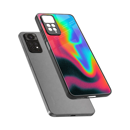 Whirlwind Aura sleek redmi note 11 pro cover with tempered glass back and TPU edges