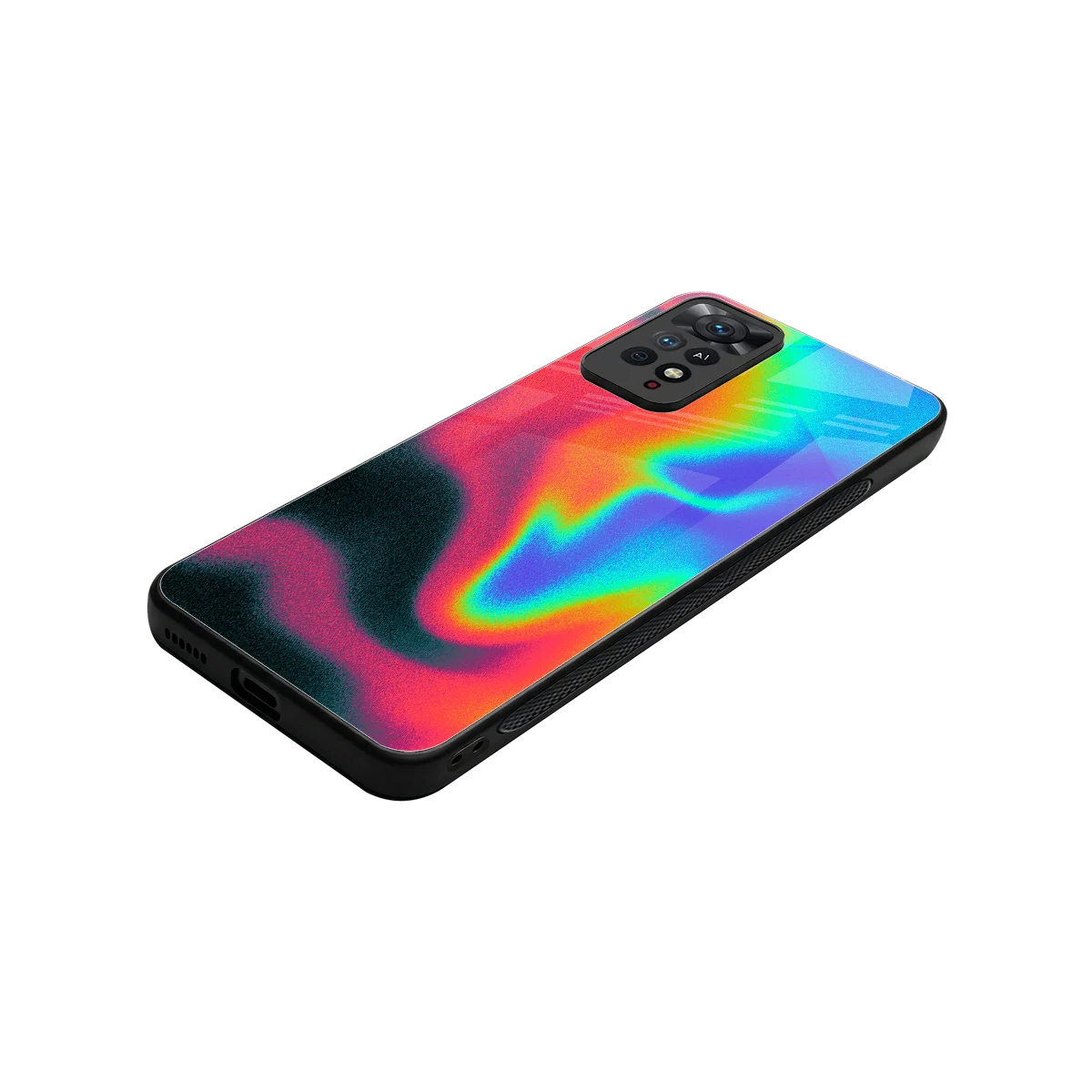 Whirlwind Aura stylish phone case for redmi note 11 pro | glossy glass and slim fit