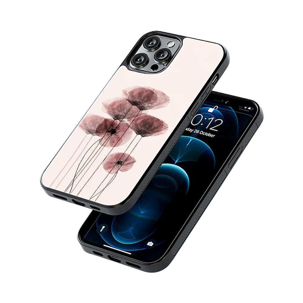 Protective Glass Back Phone Case Compatible with iPhone, Samsung, OnePlus, Pixel & More
