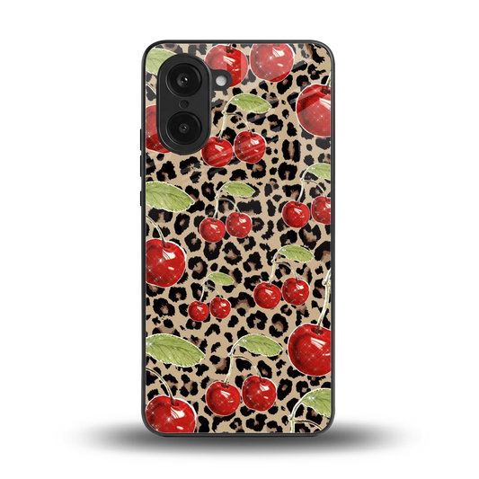 Wild Cherries back phone cover | glass case for oneplus nord ce5 5g