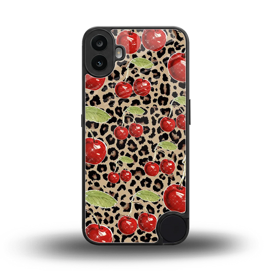 Wild Cherries back phone cover | glass case for cmf nothing phone 1