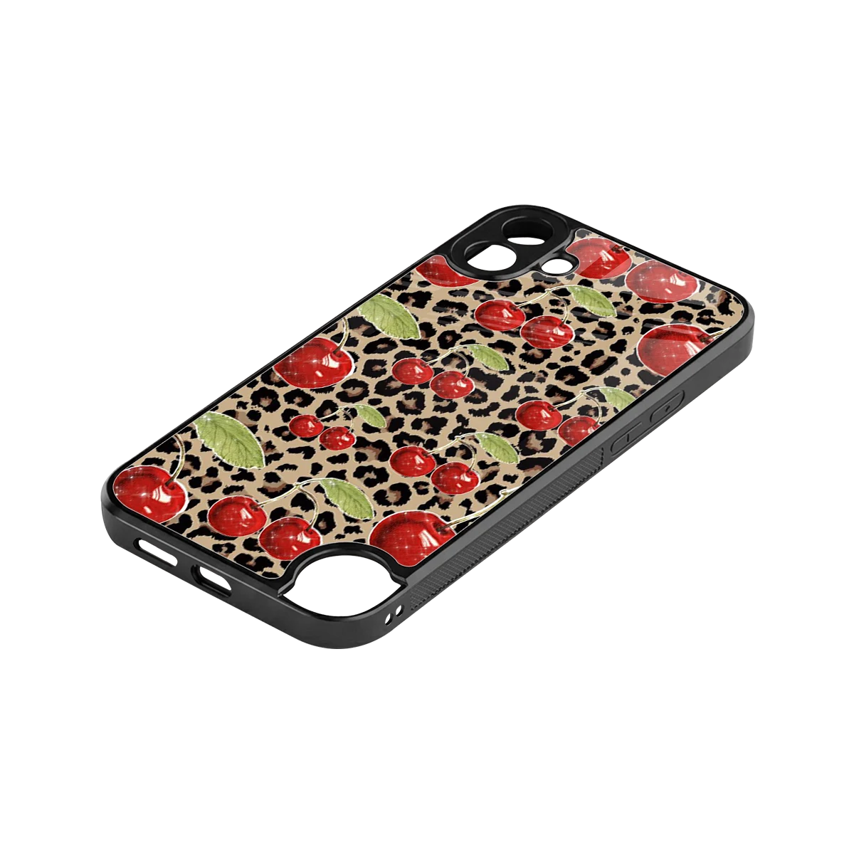 Wild Cherries stylish phone case for cmf nothing phone 1 | glossy glass and slim fit