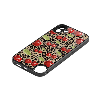 Wild Cherries stylish phone case for cmf nothing phone 1 | glossy glass and slim fit