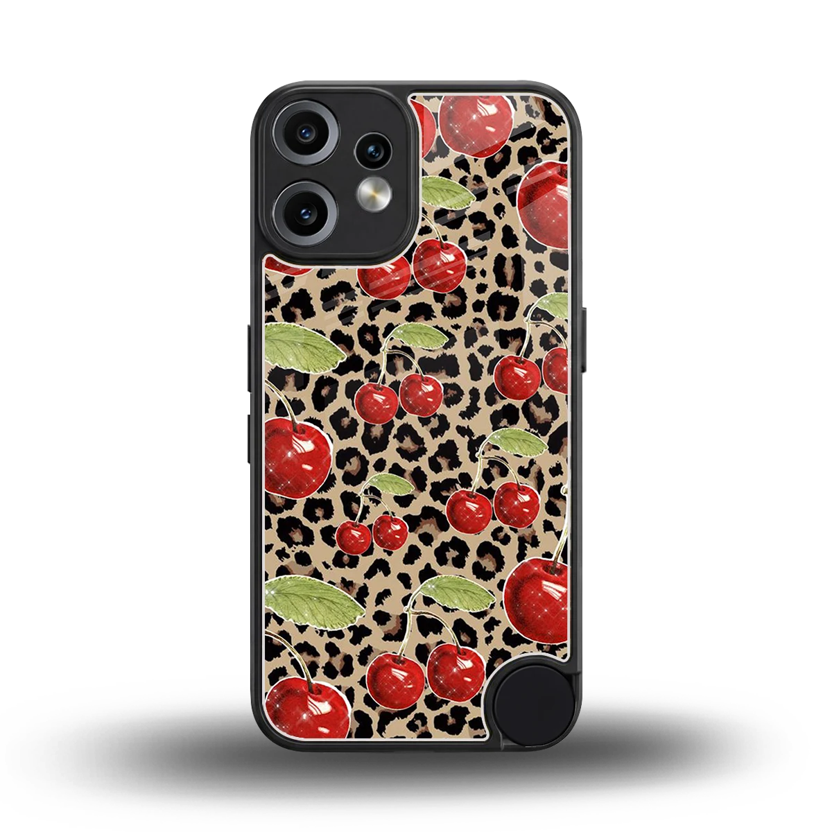 Wild Cherries back phone cover | glass case for cmf nothing phone 2 pro
