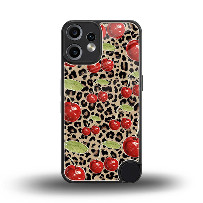 Wild Cherries back phone cover | glass case for cmf nothing phone 2 pro