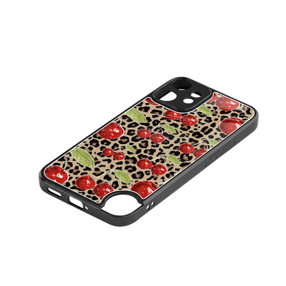 Wild Cherries stylish phone case for cmf nothing phone 2 pro | glossy glass and slim fit