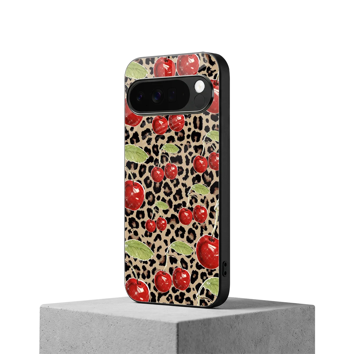 Wild Cherries google pixel 10 pro xl mobile cover | shockproof glass phone case
